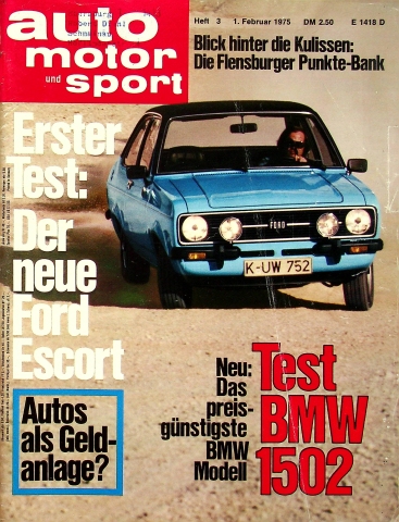 Deckblatt Auto Motor und Sport (03/1975)